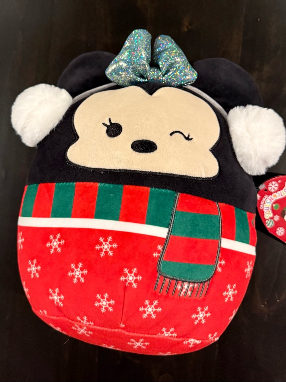 🎄❤️Disney Minnie Mouse Christmas Squishmallow Holiday Plush w/ Tag